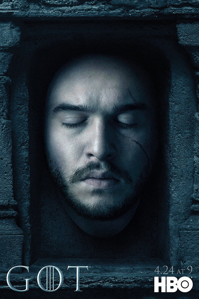 Game of Thrones Season 6 Jon Snow Poster