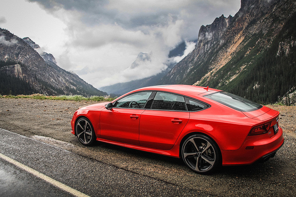 Audi RS7 Red Poster