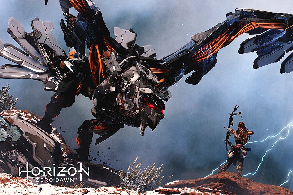 Horizon Zero Dawn Video Game 2017 Poster