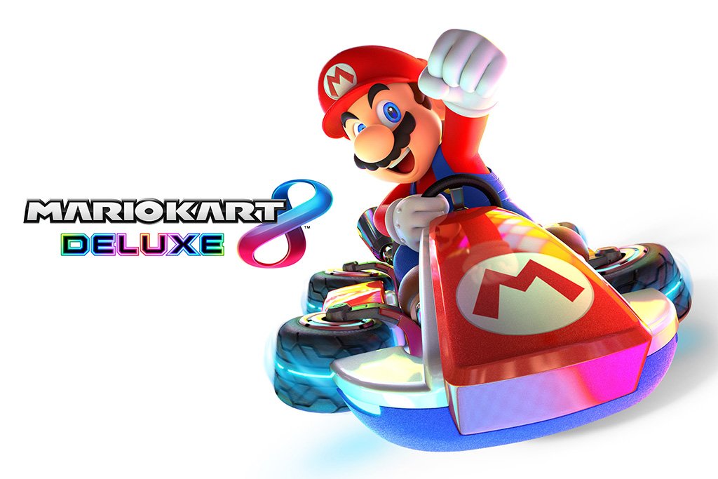 Mario Kart 8 Deluxe 2017 Game Poster