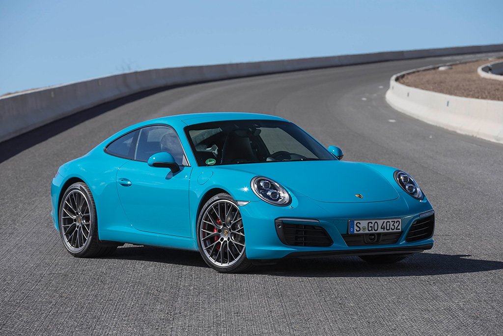 Porsche 911 Carrera S Blue Poster