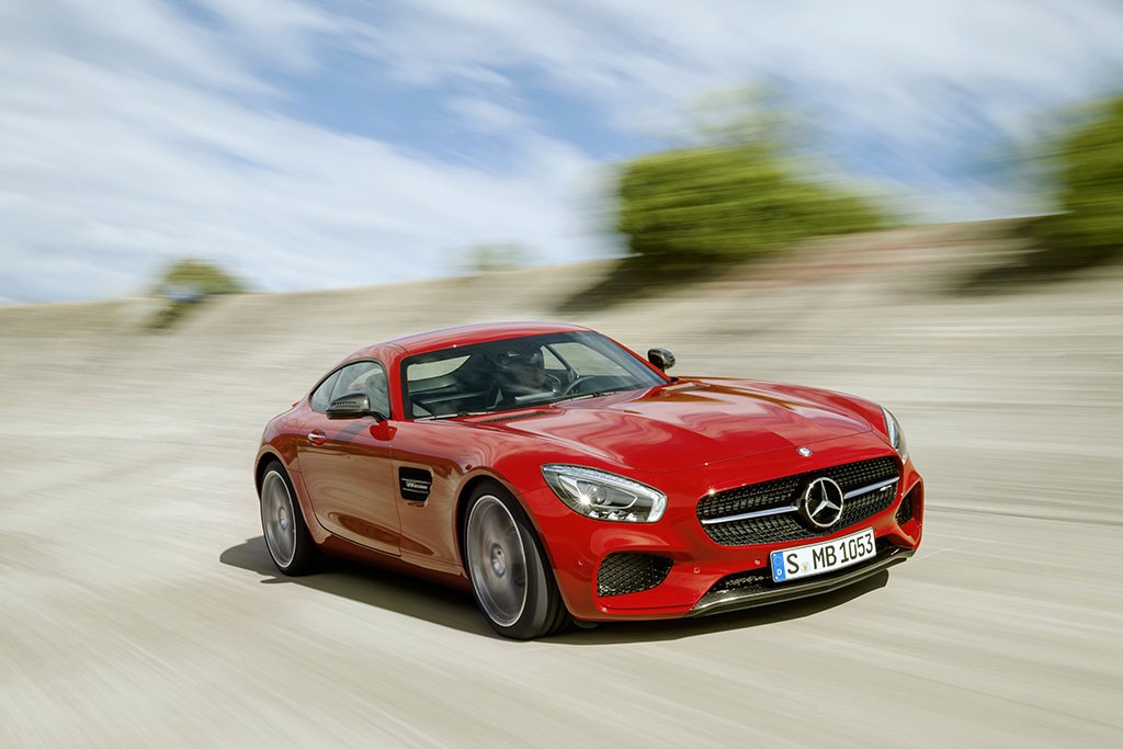 Mercedes-AMG GT Red Poster