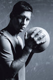 Lionel Messi Black and White Poster