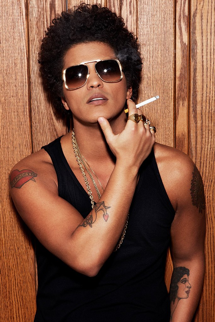 Bruno Mars Smoking Poster