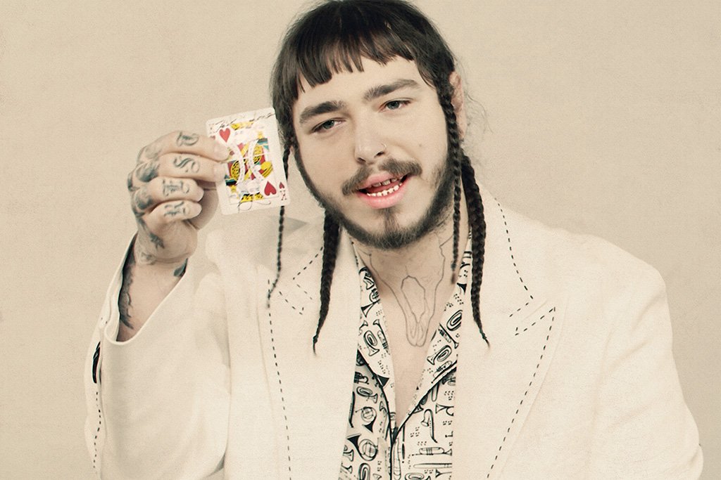 Post Malone Card Poster