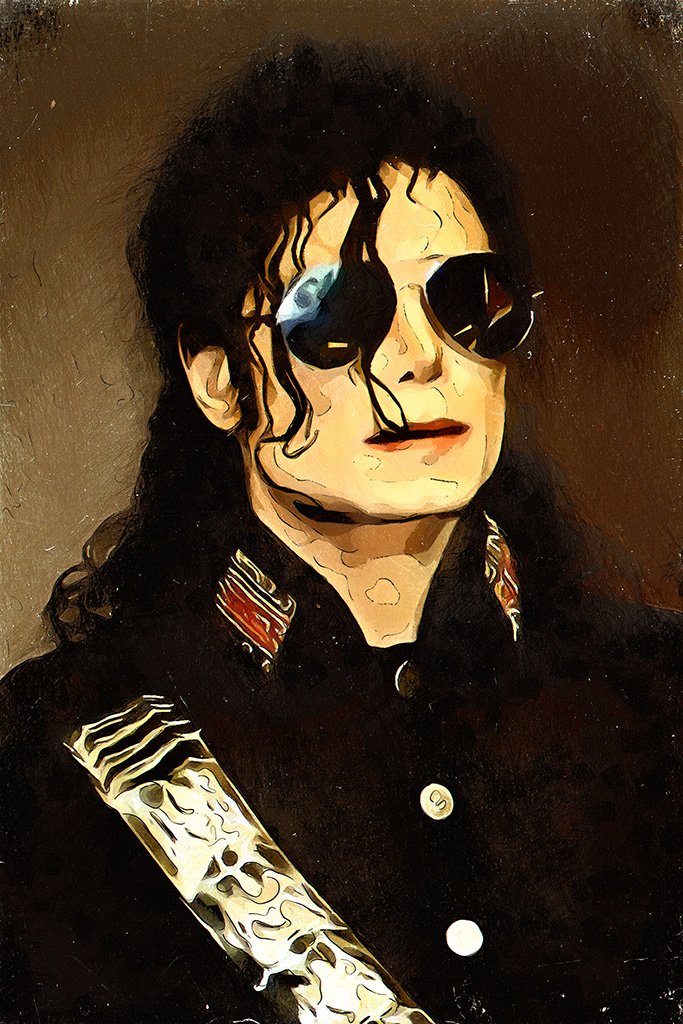 Michael Jackson Portrait Fan Art Poster