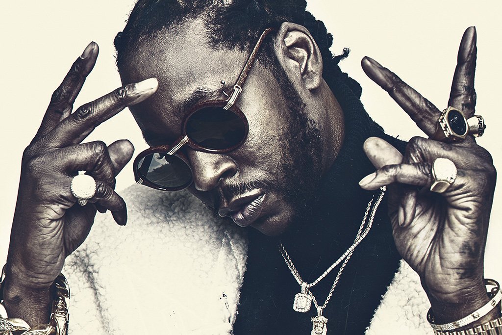 2 Chainz Black and White Poster