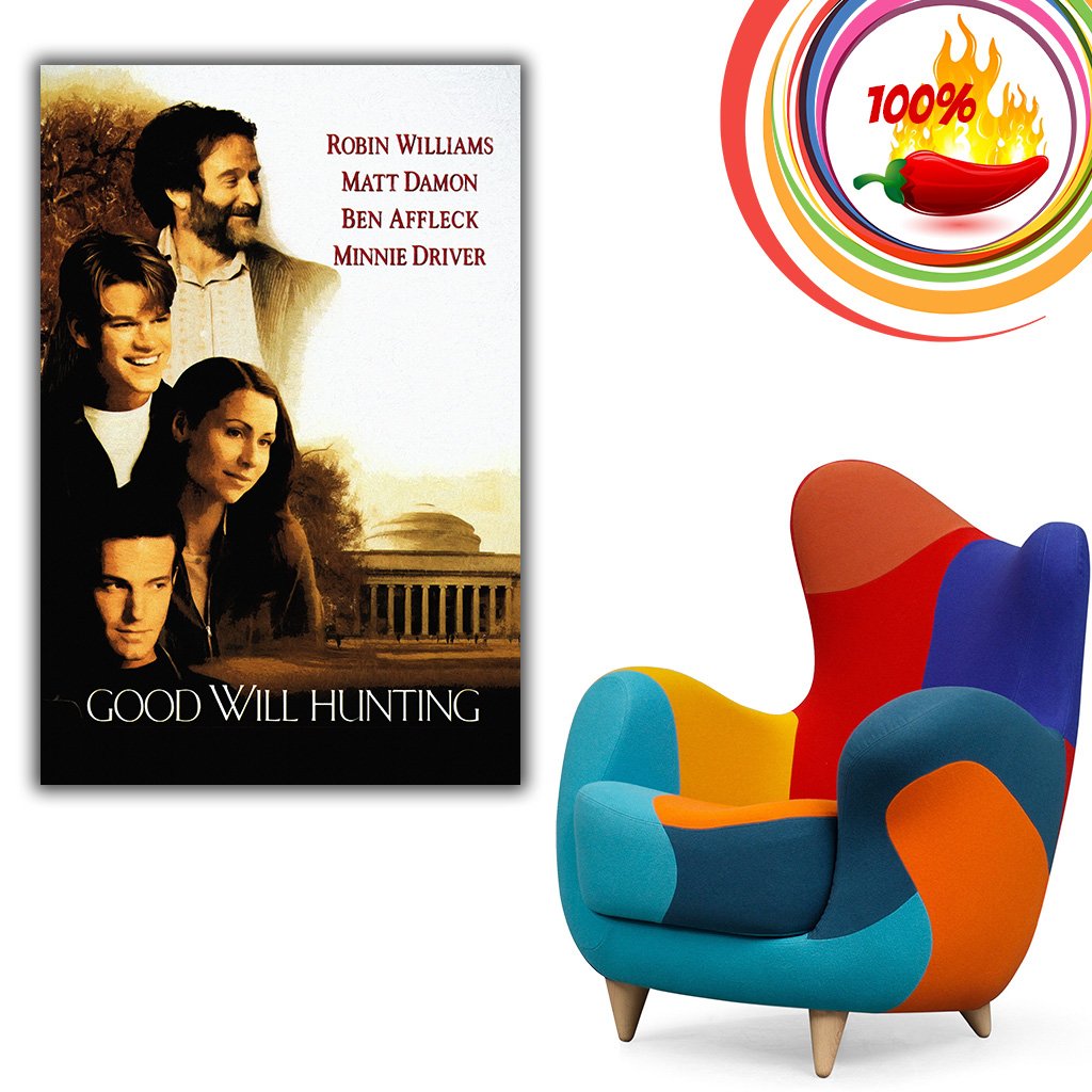 Poster Good Will Hunting - Affiche Film Années 90 - Impression Poster Good Will Hunting - Affiche Film Années 90 - Impression