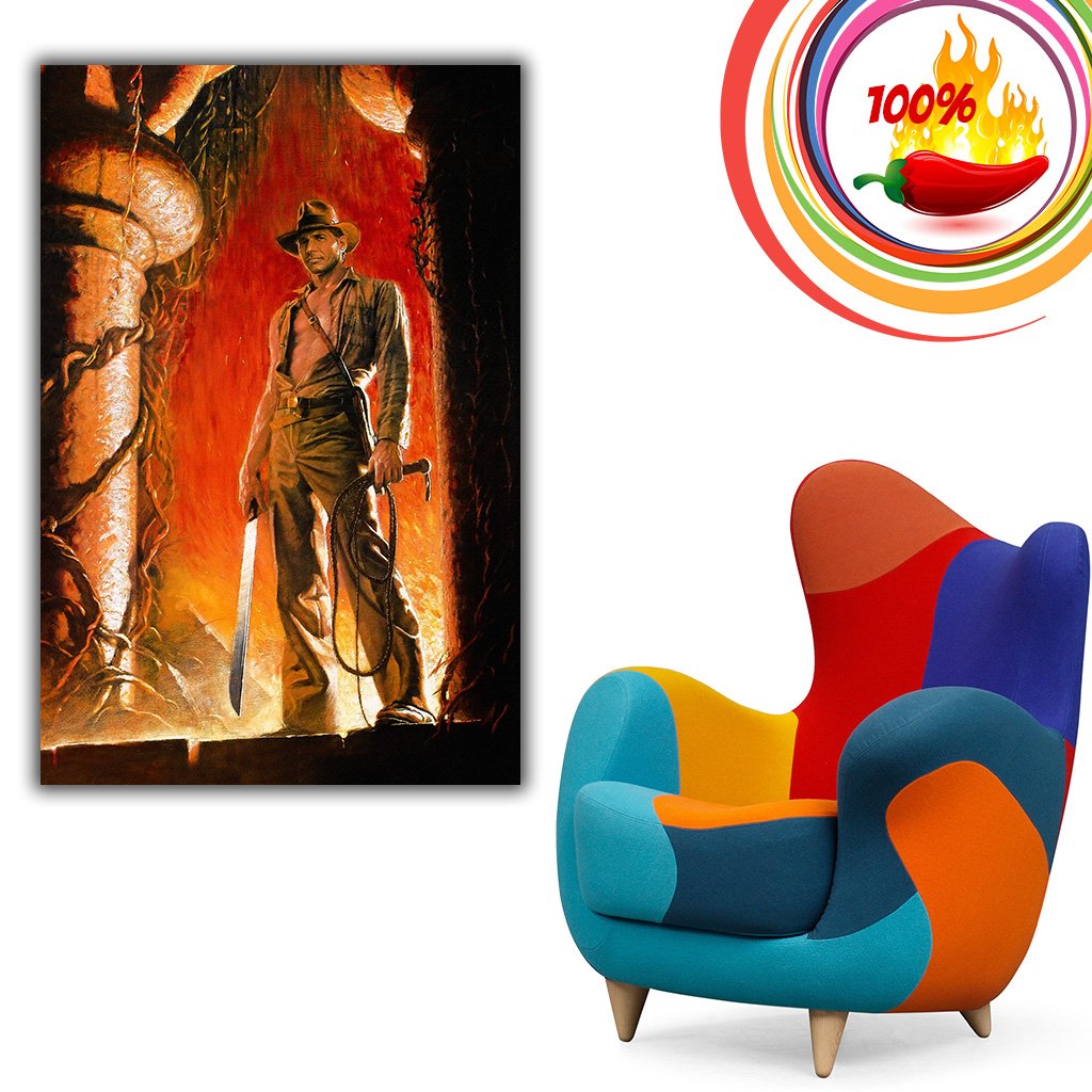 1989 Indiana Jones And The Last Crusade Movie Poster - 11x17 Reproduction - Harrison Ford