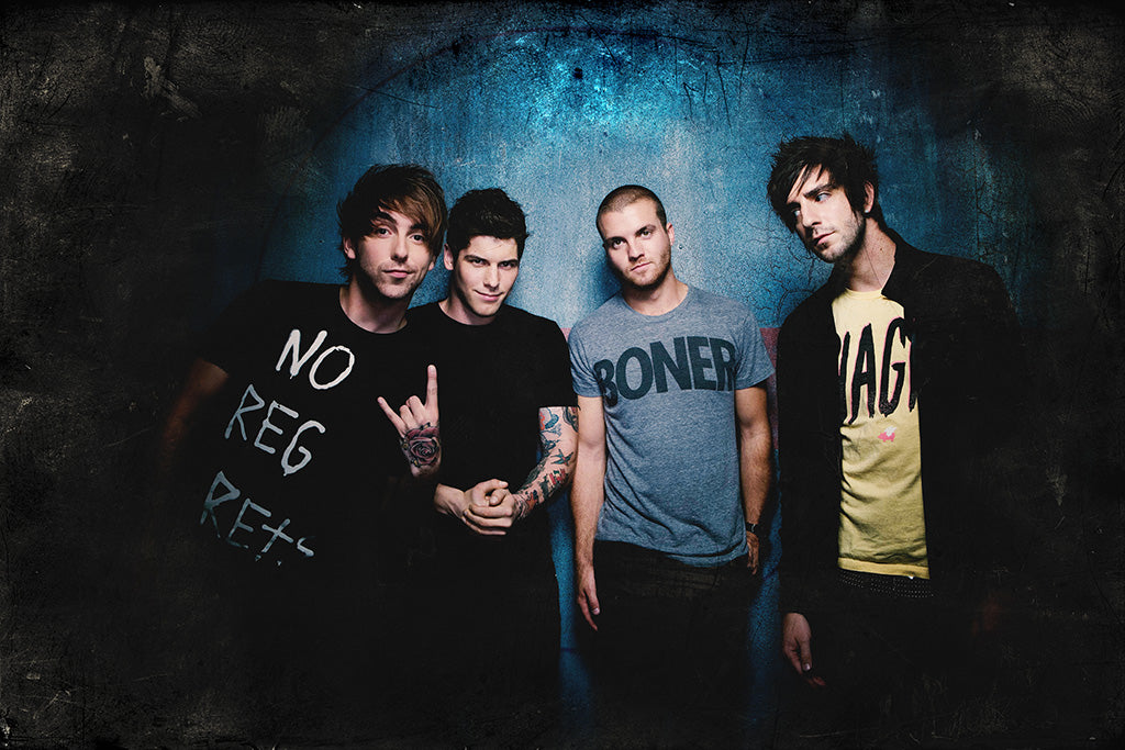 All Time Low Pop Punk Band Poster