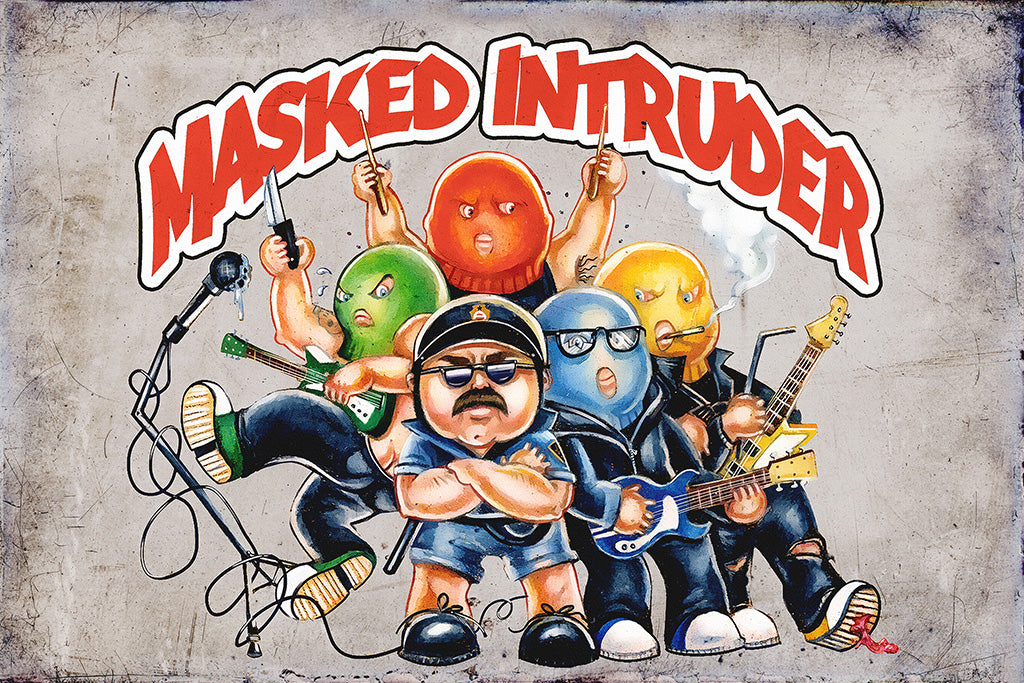 Masked Intruder Pop Punk Band Poster