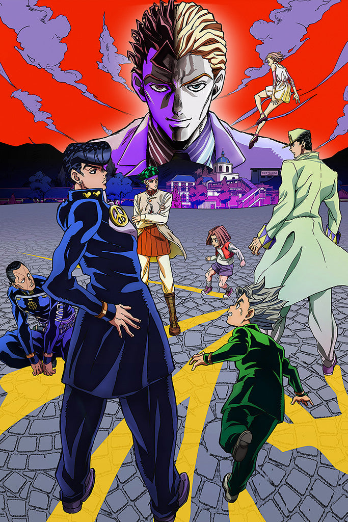 JoJo no Kimyou na Bouken Diamond wa Kudakenai Anime Poster