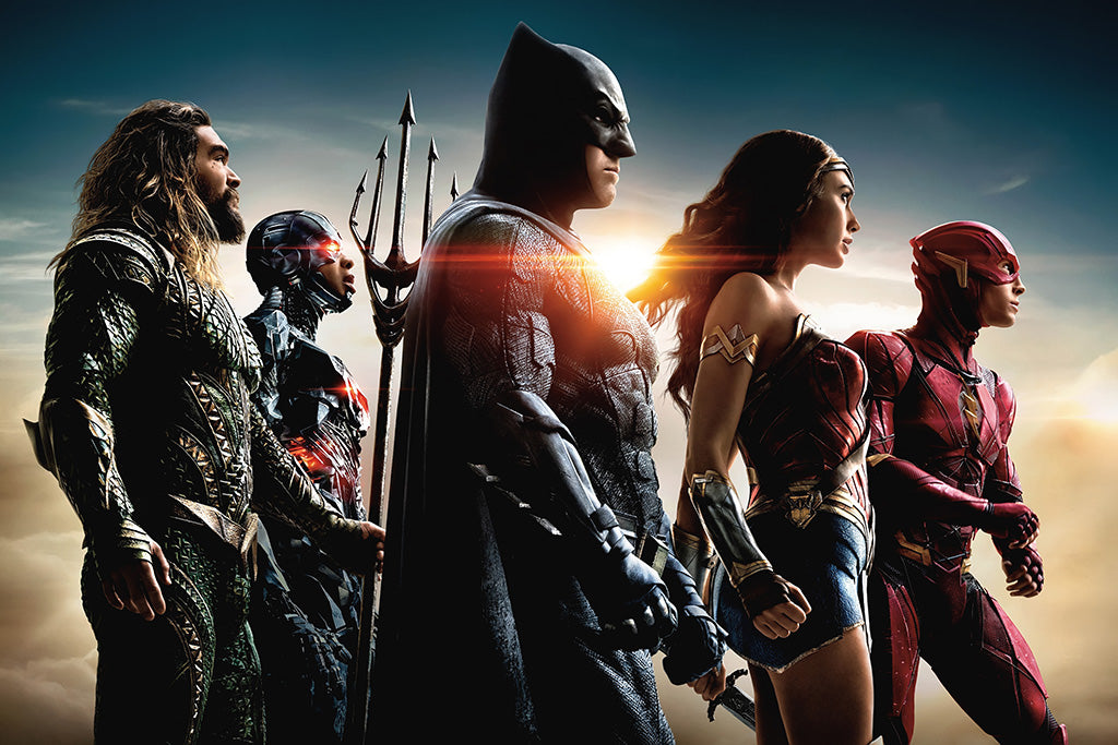 Justice League 2017 Film Characters Poster