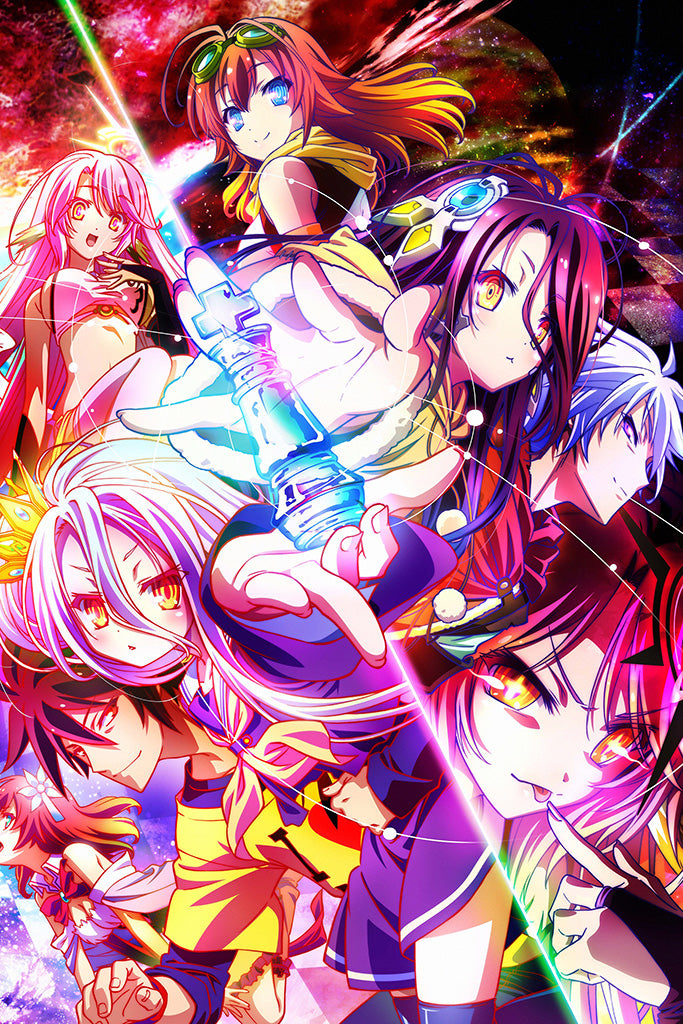 No Game No Life Zero Anime Art Poster