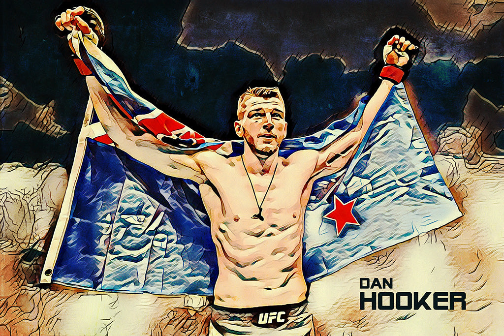 Dan Hooker MMA Sport Art Poster