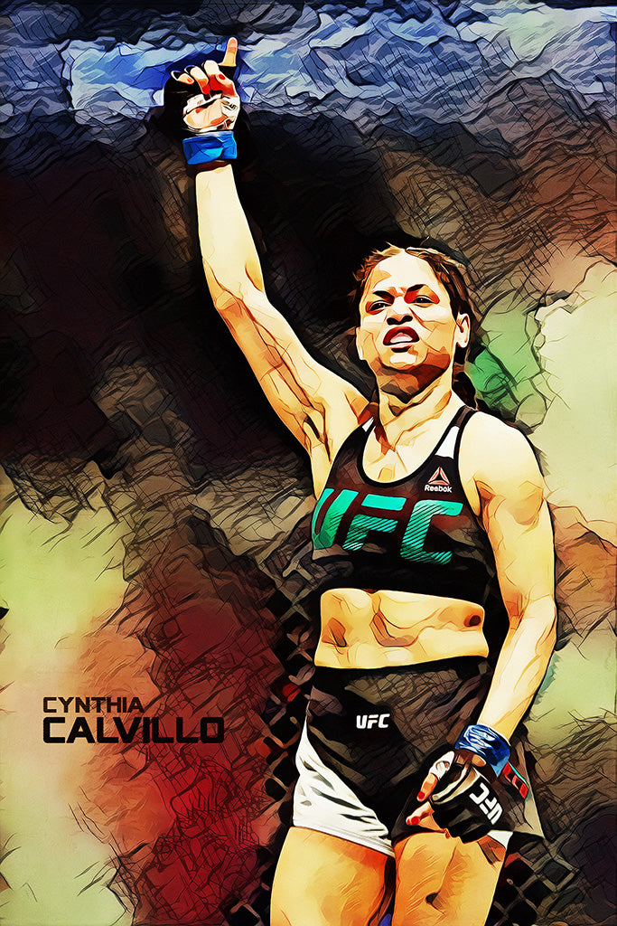 Cynthia Calvillo MMA Sport Poster