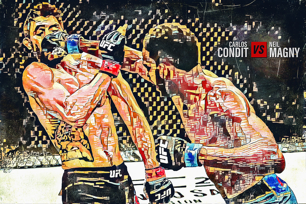 Carlos Condit vs Neil Magny MMA UFC Poster