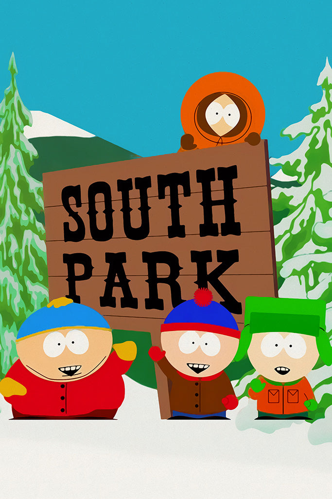 Optøjer Justering for meget South Park TV Series Poster – My Hot Posters