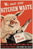 We Want Your Kitchen Waste Kitchen Poster