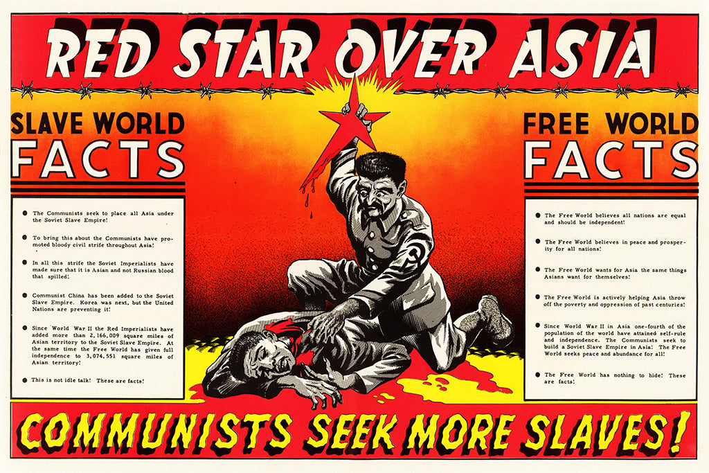Military Propaganda Cold War Poster