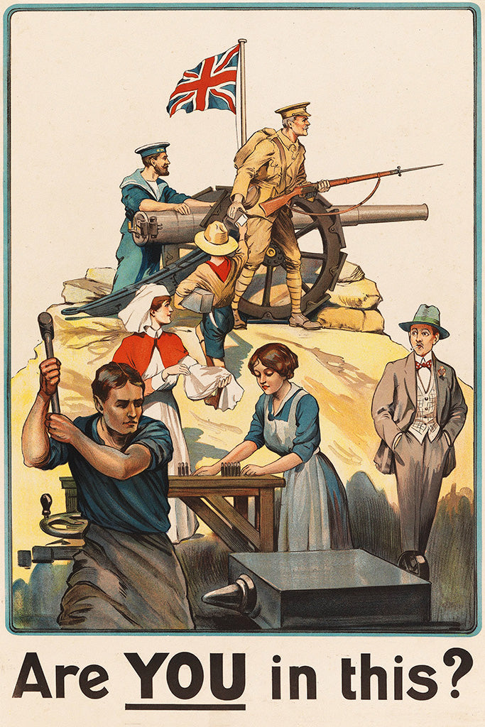 Military Propaganda British Poster