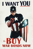 Military Propaganda Captain America (4/4) Poster
