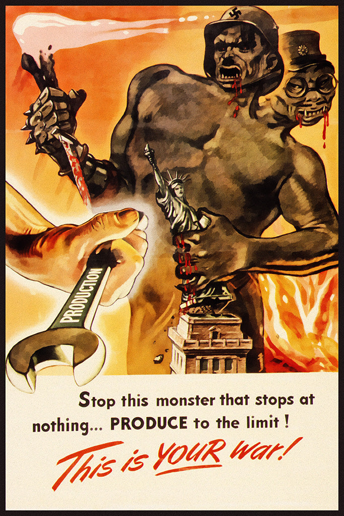 Military Propaganda Political Poster