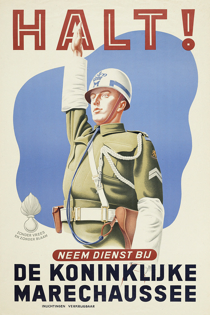Military Propaganda Nederlandse Poster
