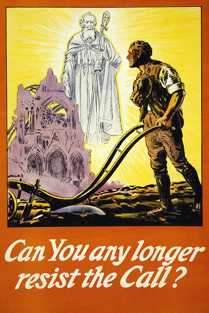 Military Propaganda WWI Poster