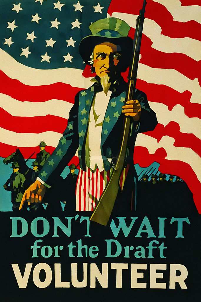 Military Propaganda Uncle Sam Poster