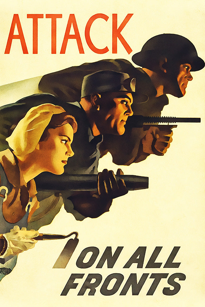 Military Propaganda Canada Poster