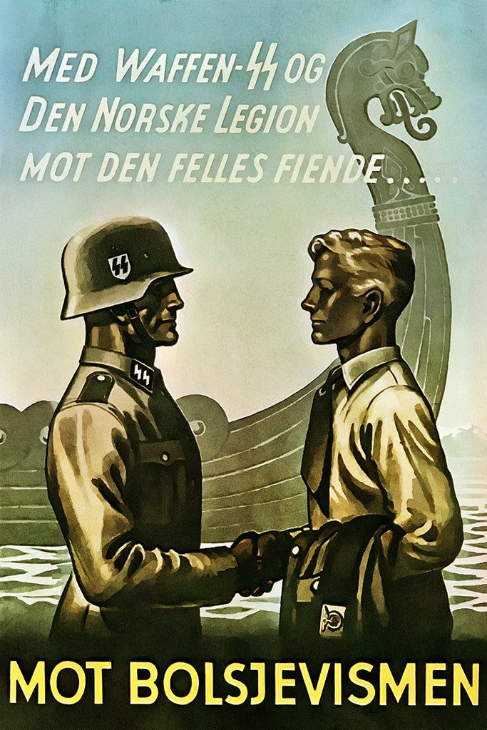 Military Propaganda Norwegian Poster