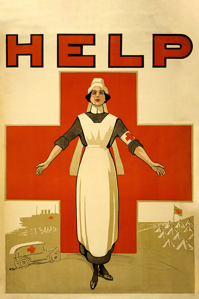 Military Propaganda Nurse Poster