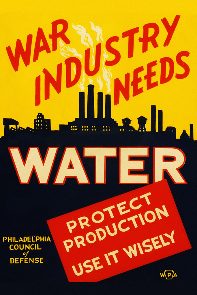 Military Propaganda Industrial Poster