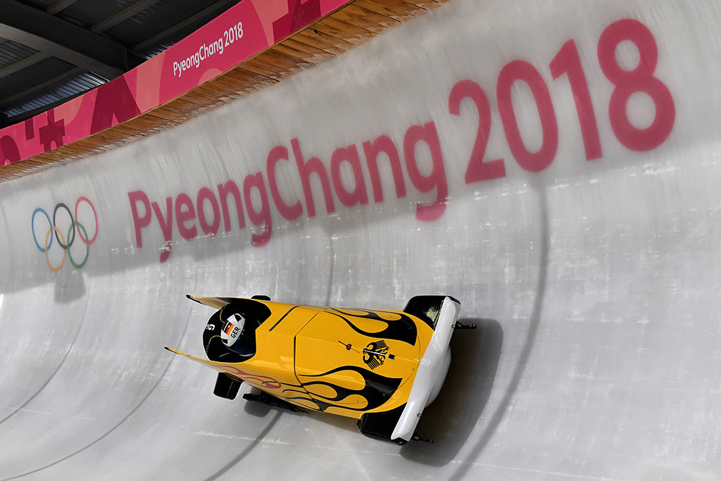 Pyeongchang Olympics 2018 Bobsleigh Poster