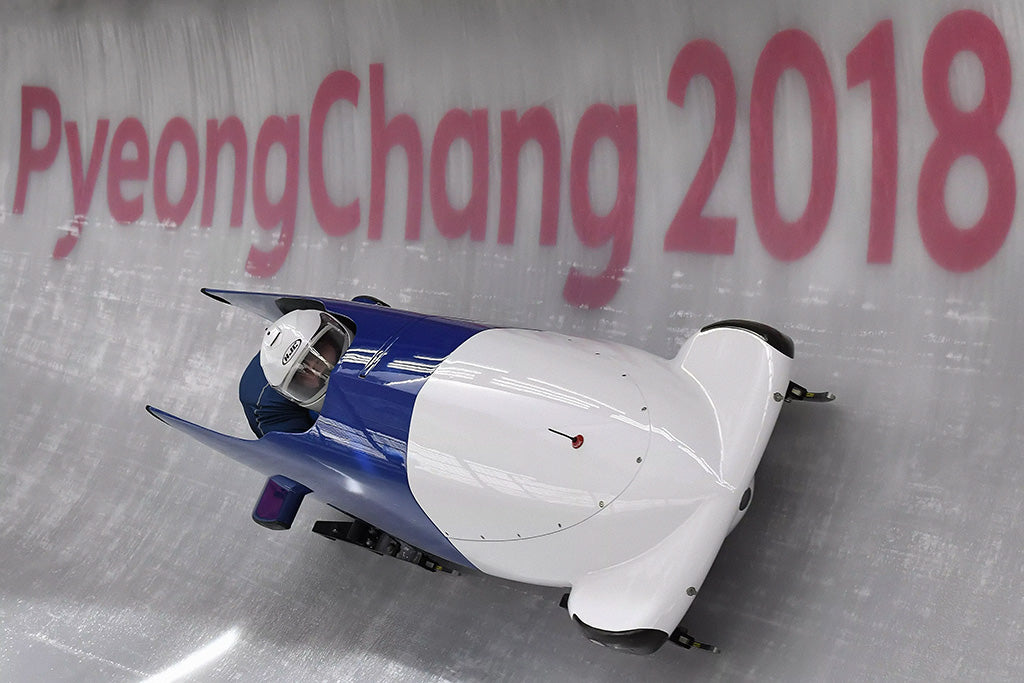 Pyeongchang Olympics 2018 Bobsleigh Poster