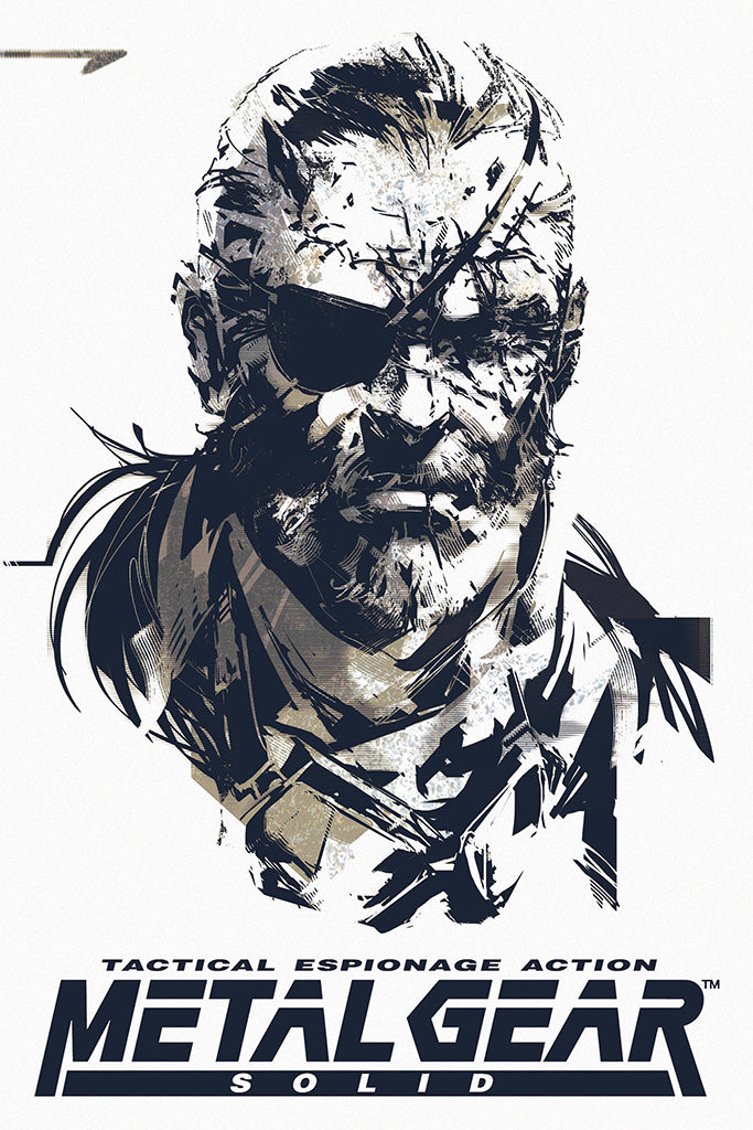 L GEAR SOLID 4 ポスター　美品 Poster l Gear Solid メタルギアソリッド4 ポスター 【公式通販】