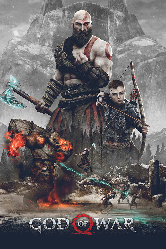 God of War 2018 Game Poster