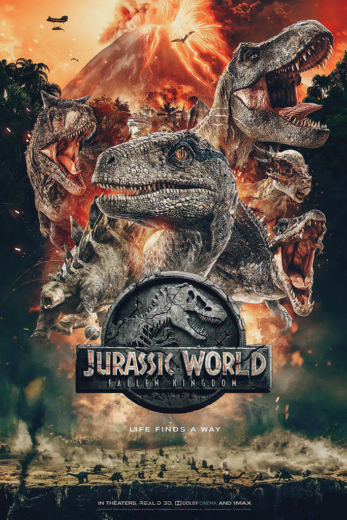 Jurassic World 2 Movie Poster June 2018