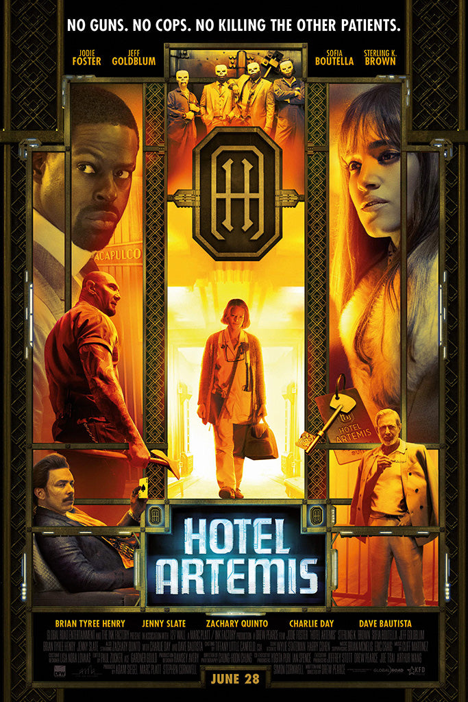 Hotel Artemis Movie Poster June 2018