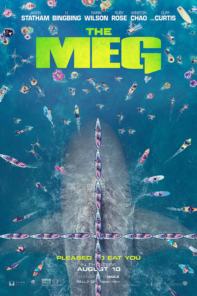 The Meg Movie Poster August 2018