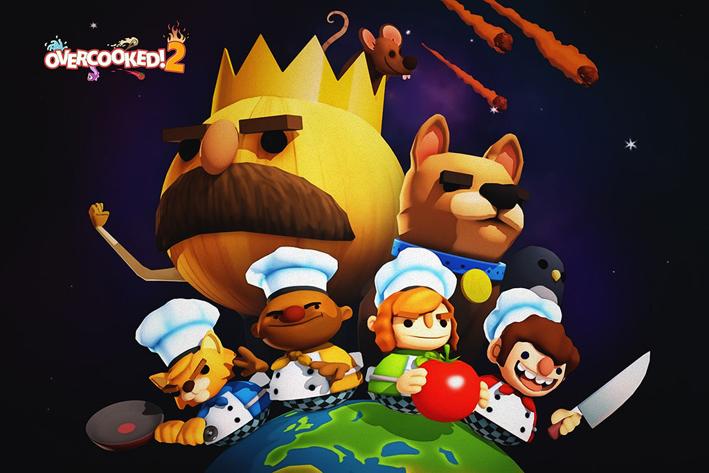 Overcooked 2 Games Poster 2018