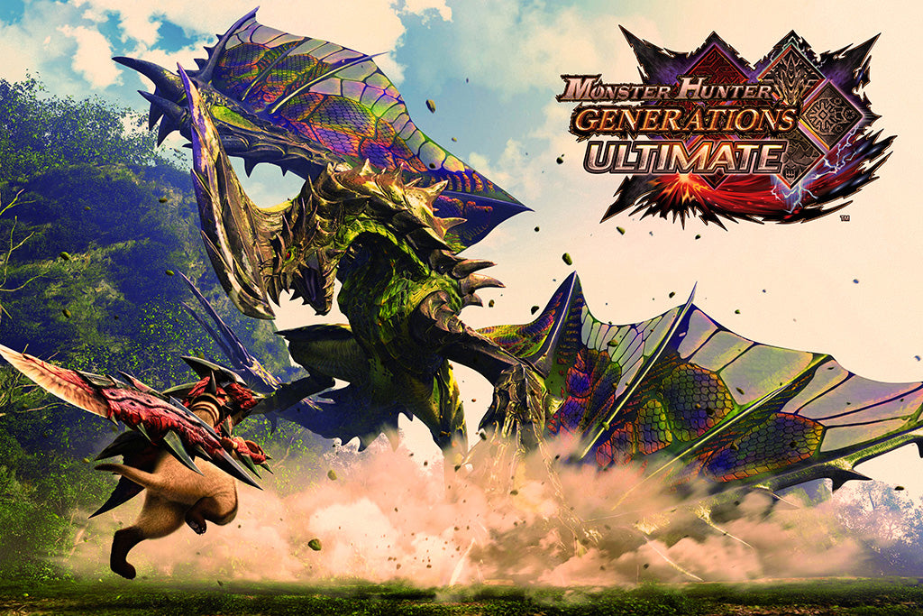 Monster Hunter Generations Ultimate Games Poster 2018