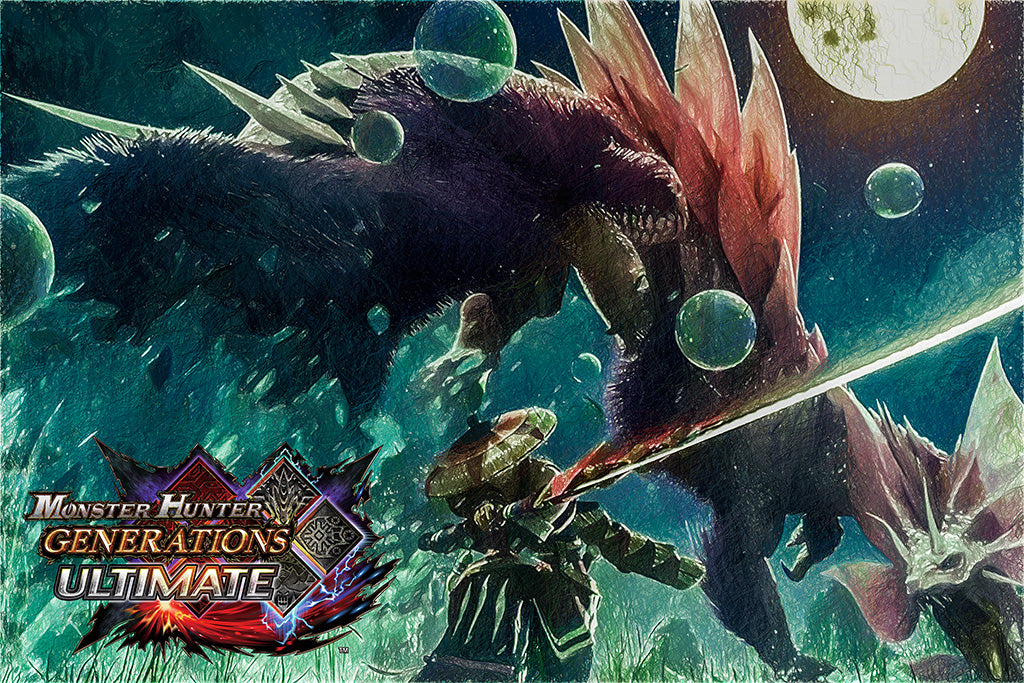 Monster Hunter Generations Ultimate Games Poster 2018