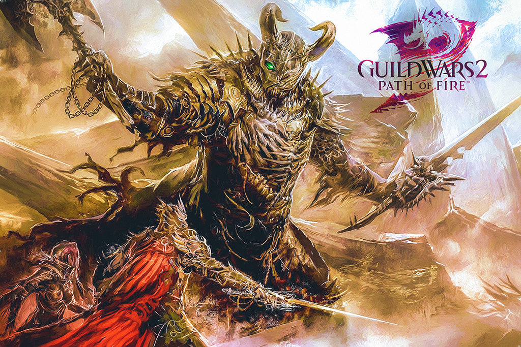 Guild Wars 2 Path of Fire Games Poster