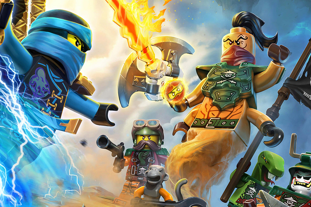 The Lego Ninjago Movie Videogame Games Poster