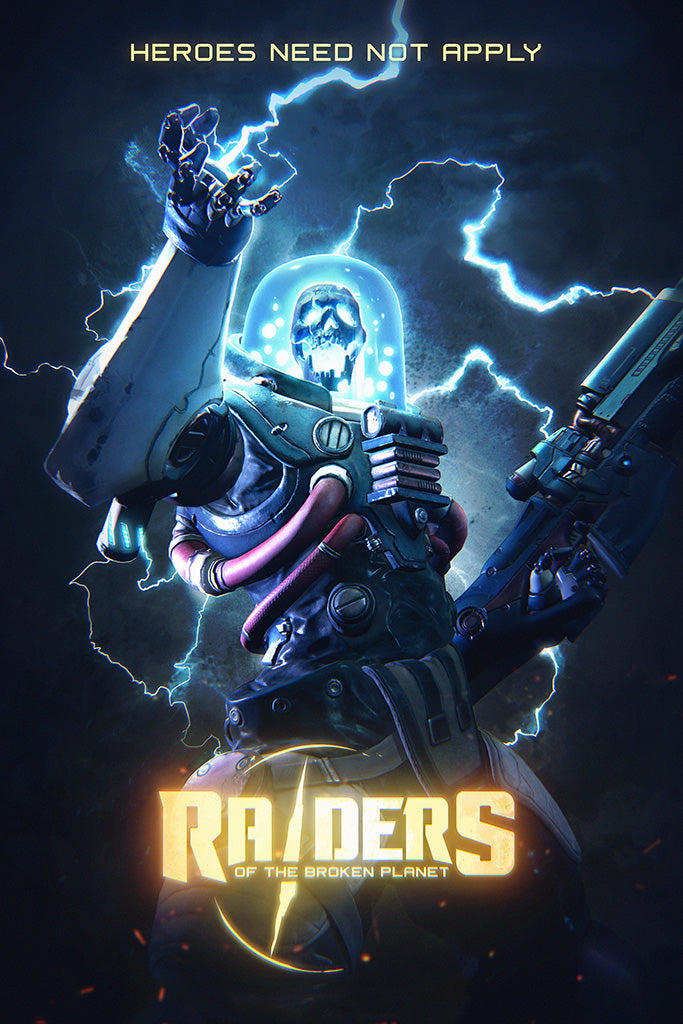 Raiders of the Broken Planet Games Poster