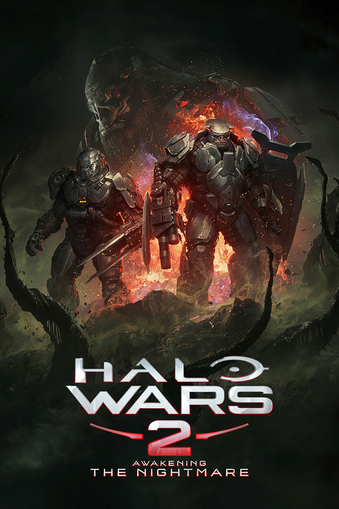 Halo Wars 2 Awakening the Nightmare Games Poster