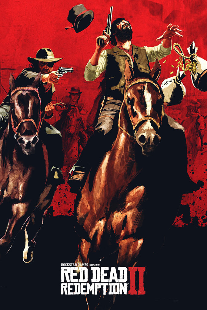 Red Dead Redemption 2 Video Game Poster – My Hot Posters