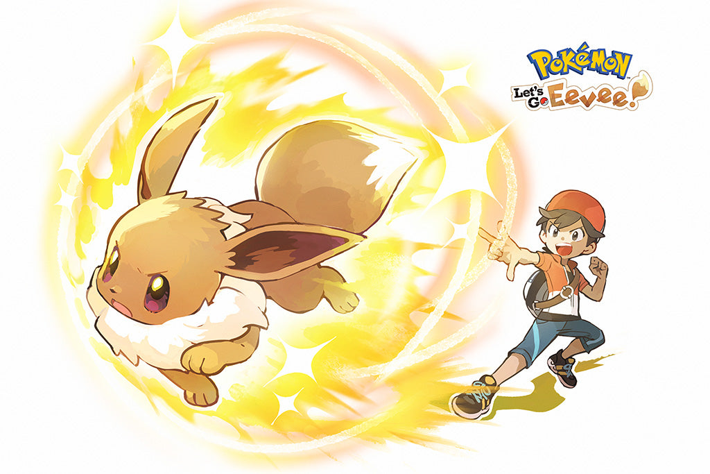 Pokemon Let's Go, Pikachu!” and “Pokemon Let's Go, Eevee! Poster – My Hot  Posters
